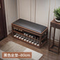 AOLIVIYA All-solid Wood Shoe Change Stool Home Door New Chinese Entry Shoe Cabinet Integrated Sitting Shoe Stool Multi-layer Hom